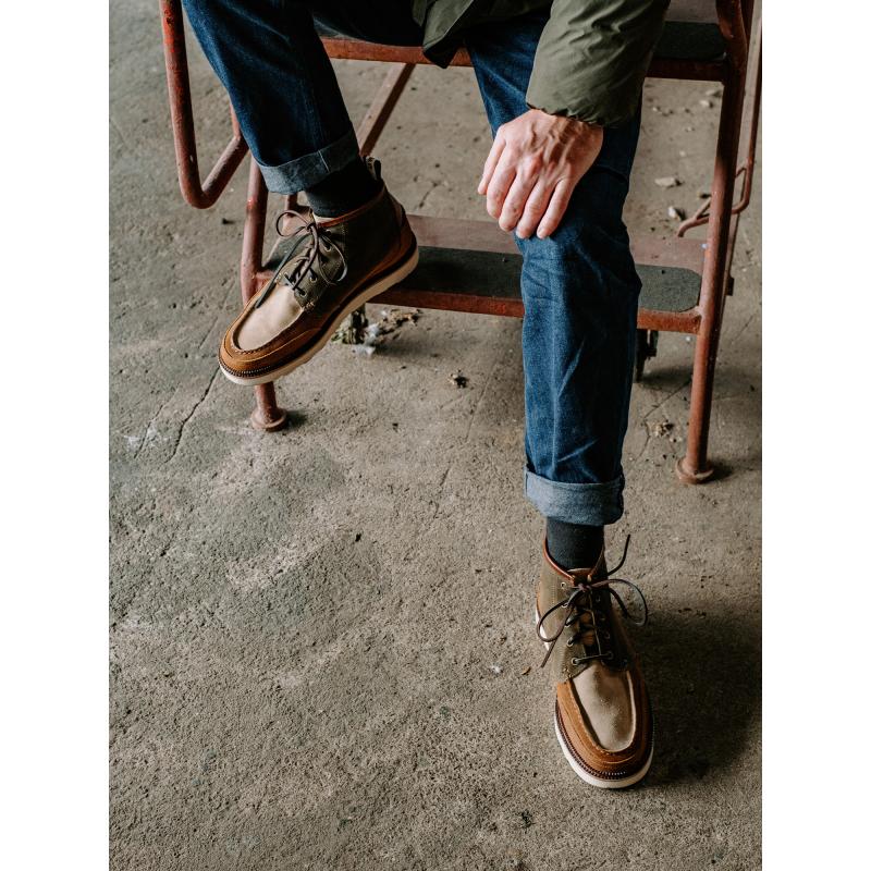 DOCK MID - OIL SUEDE - ARMY/CHESTNUT